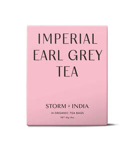 Homeandwellness: Storm + India Organic Imperial Earl Grey Tea (14x 3g Teabags)