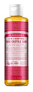 Dr Bronners: Dr Bronner’s Rose Liquid Soap 473ml