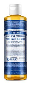 Dr Bronners: Dr Bronner’s Peppermint Liquid Soap 473ml