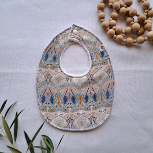 Liberty Bibs: Little Acorn Liberty Bib 'Ianthe' - Smokey Blue