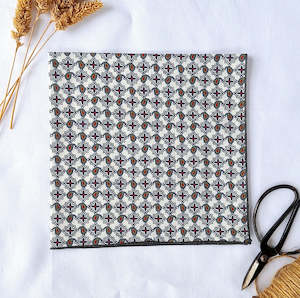 Little Acorn Mens Liberty Hankie 'LV Paisley' Khaki/Red