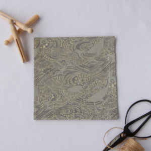 Little Acorn Mens Liberty Hanky 'Laras Dolphin' - Grey