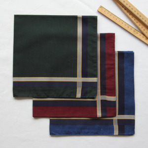 Mens Plain: Mens 'Romeo' Hankies 3pk