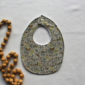 Little Acorn Liberty Bib 'Feldberg Forest' - Olive