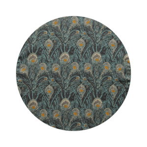 Little Acorn Liberty Square Scarf 'Queen Hera' - Dark/Sage