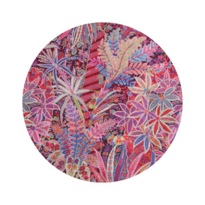 Little Acorn Liberty Square Scarf 'Adelphi Voyage' - Red