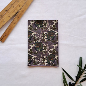 Little Acorn Womens Liberty Hanky 'Poppy Flair' - Dark Lilac