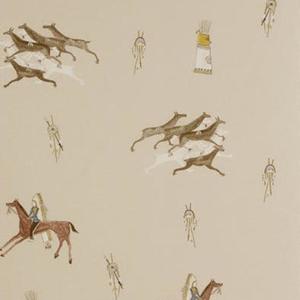 Andrew Martin: Andrew Martin Wallpaper 'Apache' in Sienna