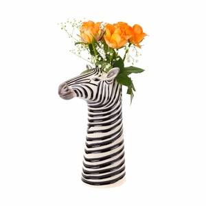 Zebra Flower Vase