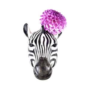 Zebra Wall Vase