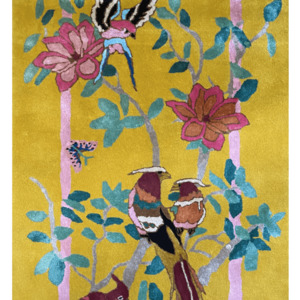 Birdsong Yellow Hand Tufted Rug PRE ORDER