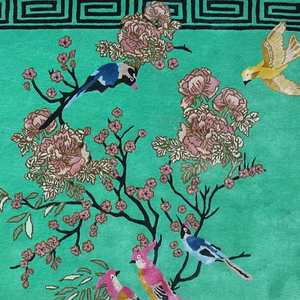 Wendy Morrison Rugs: Nurture Green Hand Tufted Rug PRE ORDER