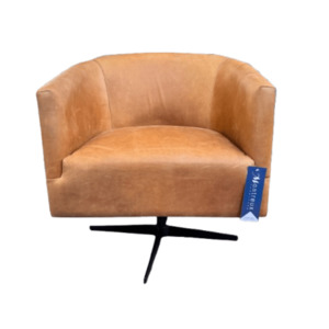 James Swivel Chair – Tasman Leather
