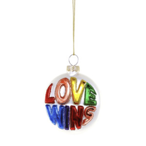 Love Wins Bauble