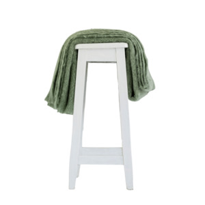 Windermere Olive Mohair Throw