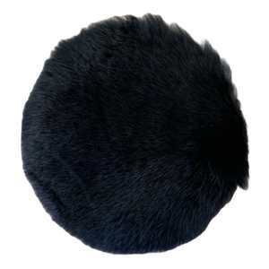 Sheepskins: Sheepskin Stool Pad Black