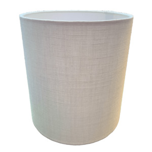 Lamp Shades: Haven Linen White 12" Drum Lampshade