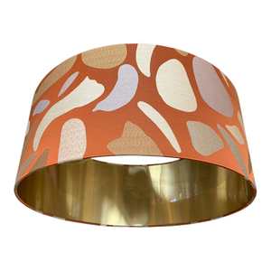 Lamp Shades: Palette De Artists Gold Lined 28" Pendant Lampshade