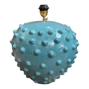 Periwinkle Dot Lamp Base