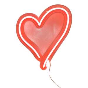 Neon Lights: Heart – Pink Neon Sign