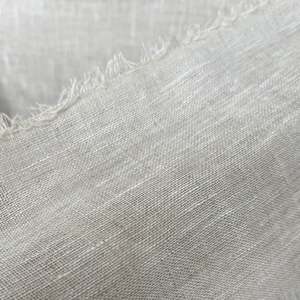 Linen Fabric: Coco Sheer Natural Linen Fabric
