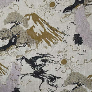 Linen Fabric: Eternal Toile Fabric