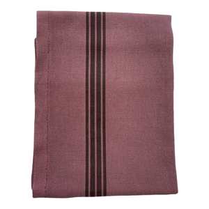 French Linen Tea Towel - Aubergine