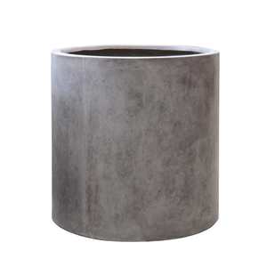 Mikonui Cylinder Planter Large - Weathered Cement PRE ORDER