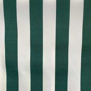 Outdoor Fabric: Cabana Forest Wide Stripe Outdoor Fabric