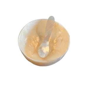 Crushed Shell Bowl with Spoon