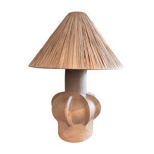 Raffia Shade Table Lamp