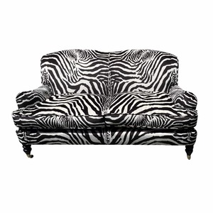 Furniture: Charleston 2.5 Seater Sofa in Zoe Zebra