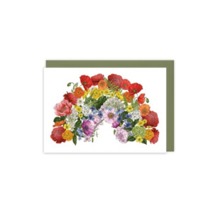 Botanical Rainbow Card