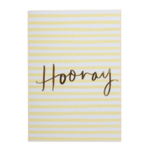 Greeting Cards: Hooray Stripes Card