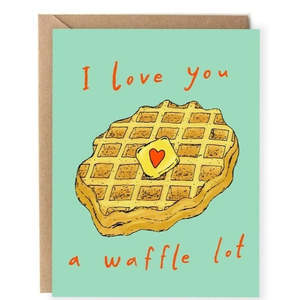 I Love You A Waffle Lot Card