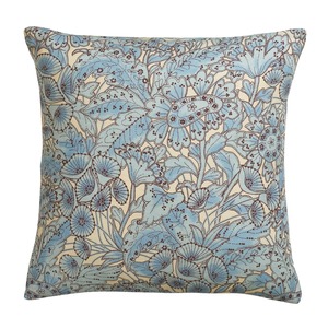 Lucia Cerulean Linen Euro Pillowcase Set
