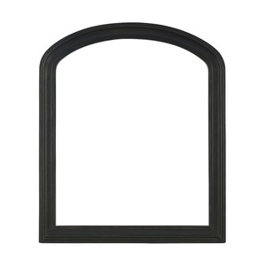 Mirrors: Tall Black Wood Mirror