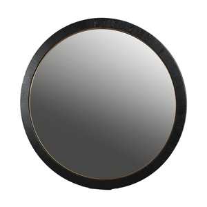 Mirrors: Eclipse Black Round Mirror
