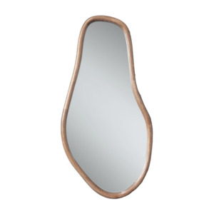 Wooden Squiggle Mirror II