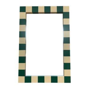 Checkerboard Green Mirror