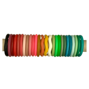 Bracelets: Rainbow Resin Bracelet