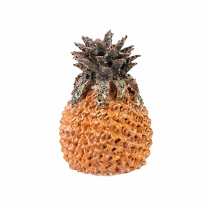 Orange Pineapple 23cm Vase