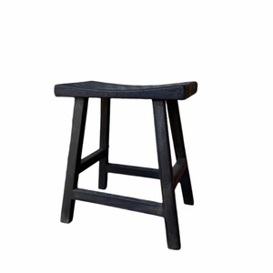 Stools: Black Curved Stool