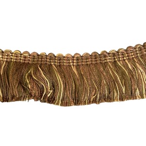 Trims Fringing: Auburn Ruche Fringe