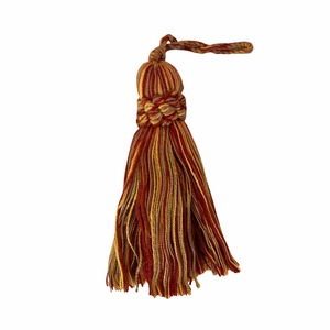 Tassels: Cushion Tassel in Red and Gold