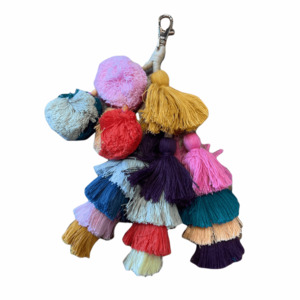 Tassel Pom Pom Keyring