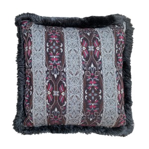 Mamounia Midnight 45x45cm Fringed Cushion