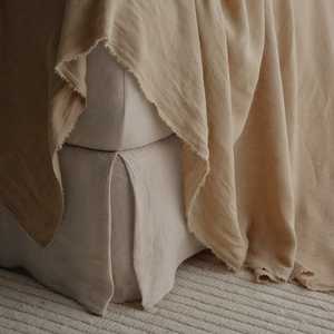 Bedroom: Basix Linen Bed Skirt / Valance Pre Order