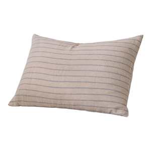 Basix Stripe Roy/Sable Linen Pillowcase