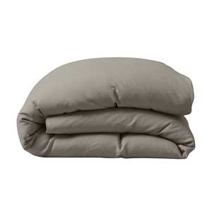 Bedroom: Ravello Linen Duvet Cover Queen Pebble